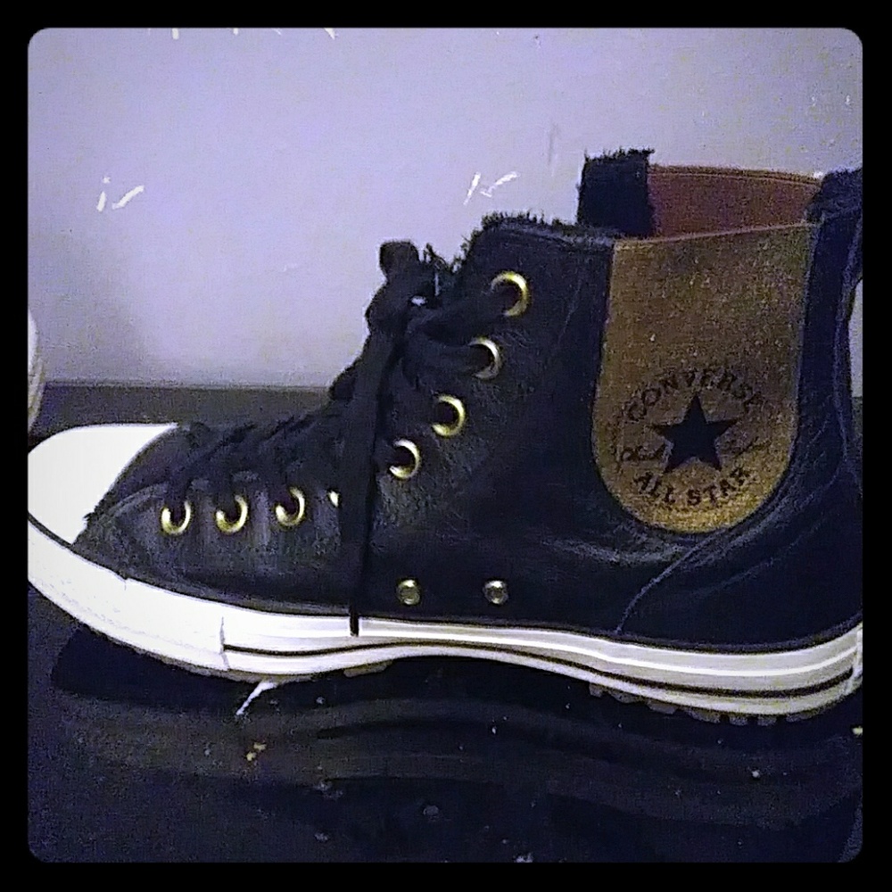 All leather converse